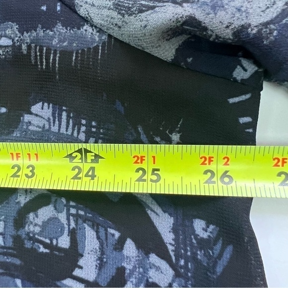 JMS JUST MY SIZE Women’s Pullover Top Sz 3X Semi-Sheer Multi Color Floral Print - Picture 9 of 11